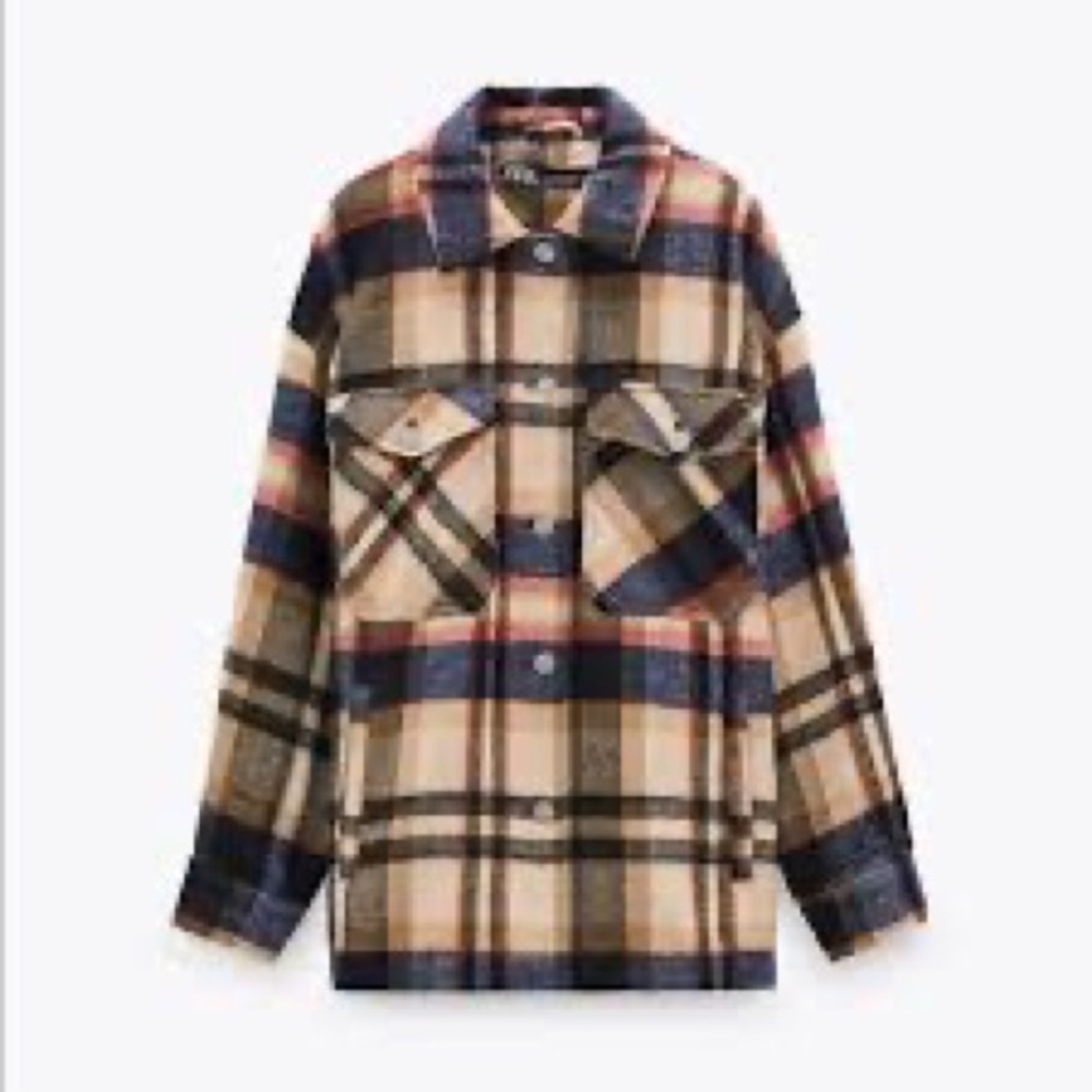 Zara Plaid Jacket